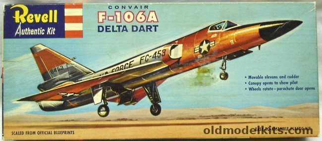 Revell 1/67 F-106 A Delta Dart 'S' Issue, H298-98 plastic model kit